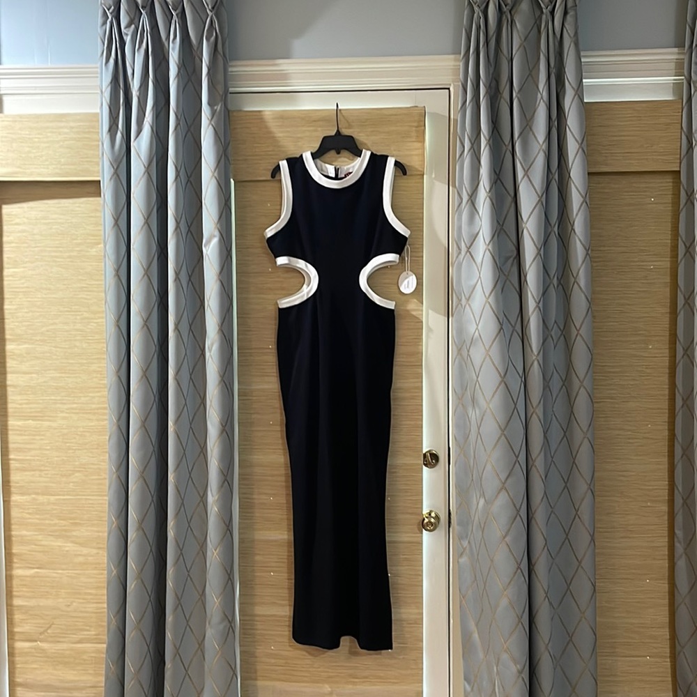 Staud cut out dress